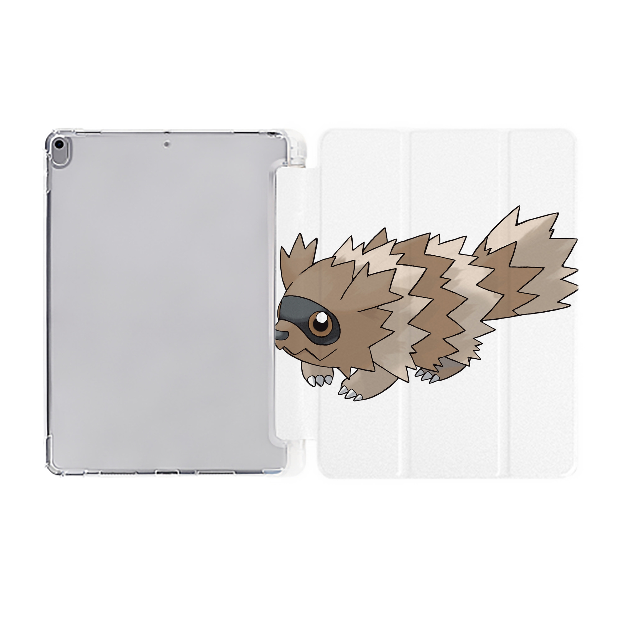 （画像用） ポケットモンスター Pokémon IPad ケース ペン収納付き 三つ折りスタンド PUレザー×シリコン 対応機種9.5/10.5/10.9インチ